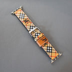 Luxury Burberry Apple Watch Band Criss Cross Design