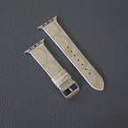 Luxury Band Apple Watch Light Beige Leather