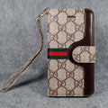Gg Iphone Wallet Case For 11 12 13 14 15 16 Pro Max Plus / Beige