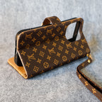 Lv Wallet Case Iphone 11 12 13 14 15 16 Pro Max Plus / Brown Monogram