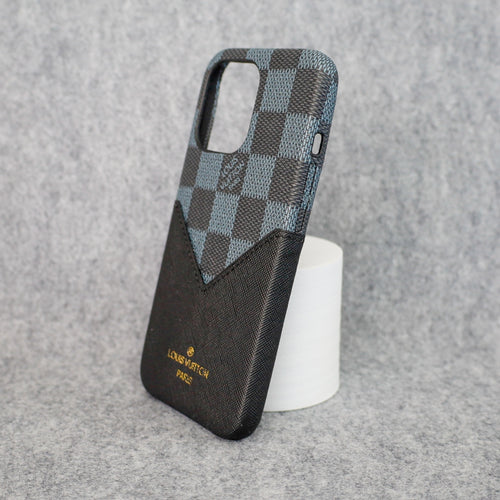 Black Checkered Phone Case For Iphone X 11 12 13 14 Pro Max Series