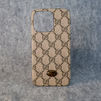 Gg Iphone Case Classic Leather For Iphone12 13 14 15 Pro Max Plus Designer Style