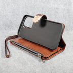 Fashion Lv Wallet Iphone Case Zip Kickstand Function For Iphone 12 13 14 15 16 Pro Max Plus
