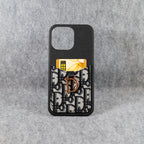Christian Dior Phone Case Card Holder For Iphone 12 13 14 15 Pro Max