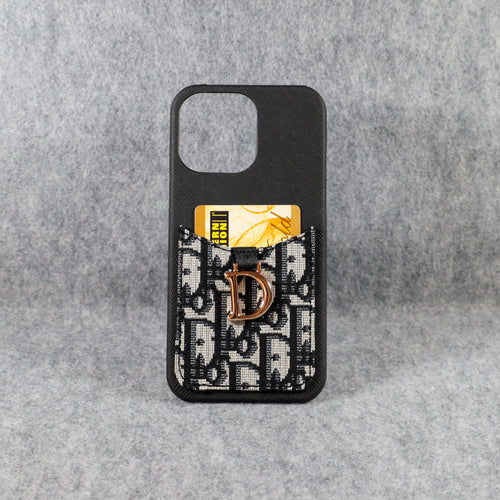 Christian Dior Phone Case Card Holder For Iphone 12 13 14 15 Pro Max