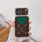 Magnet Card Holder Lv Phone Case For Iphone 13-17 / Pro / Pro Max / Plus / Air