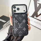 Magnet Card Holder Lv Iphone Case For 13-17 / Pro / Pro Max