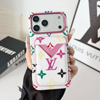 Magnet Card Holder Lv Iphone Case For 13-17 / Pro / Pro Max
