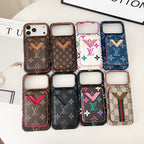 Magnet Card Holder Lv Iphone Case For 13-17 / Pro / Pro Max