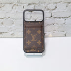 Lv Magsafe Phone Case With Magnet Card Holder For Iphone 17 Series