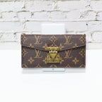 Brown Monogram Trifold Lv Iphone Wallet For 17 Series