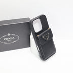 Prada Card Holder Phone Case For 12-16 Pro Max Plus