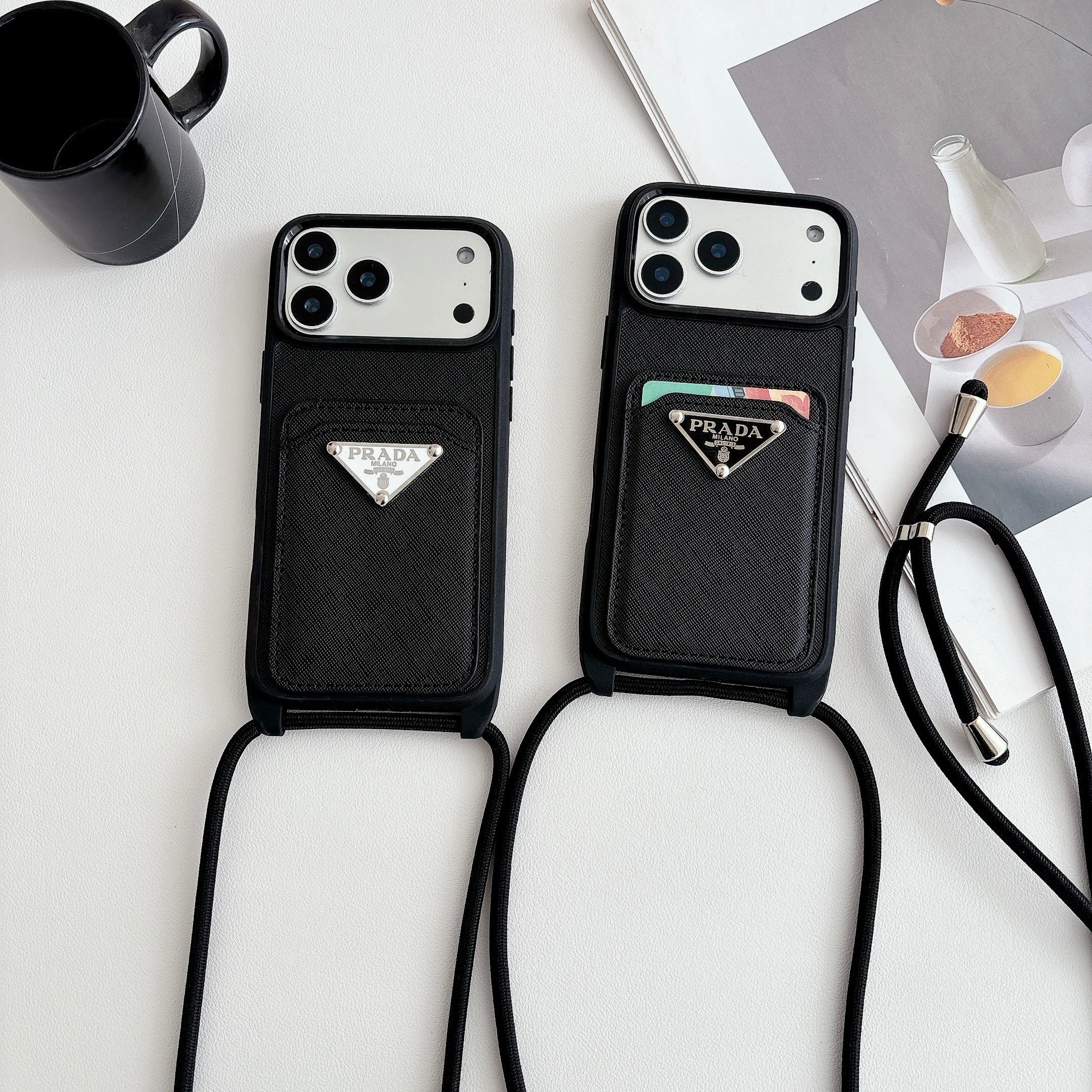 Prada Crossbody Phone Case Iphone 12-17 / Pro / Pro Max / Plus / Air