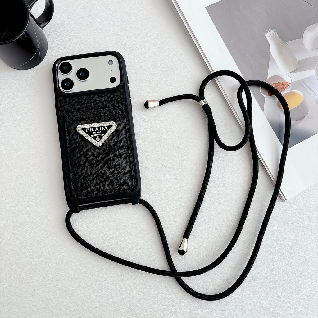 Prada Crossbody Phone Case Iphone 12-17 / Pro / Pro Max / Plus / Air