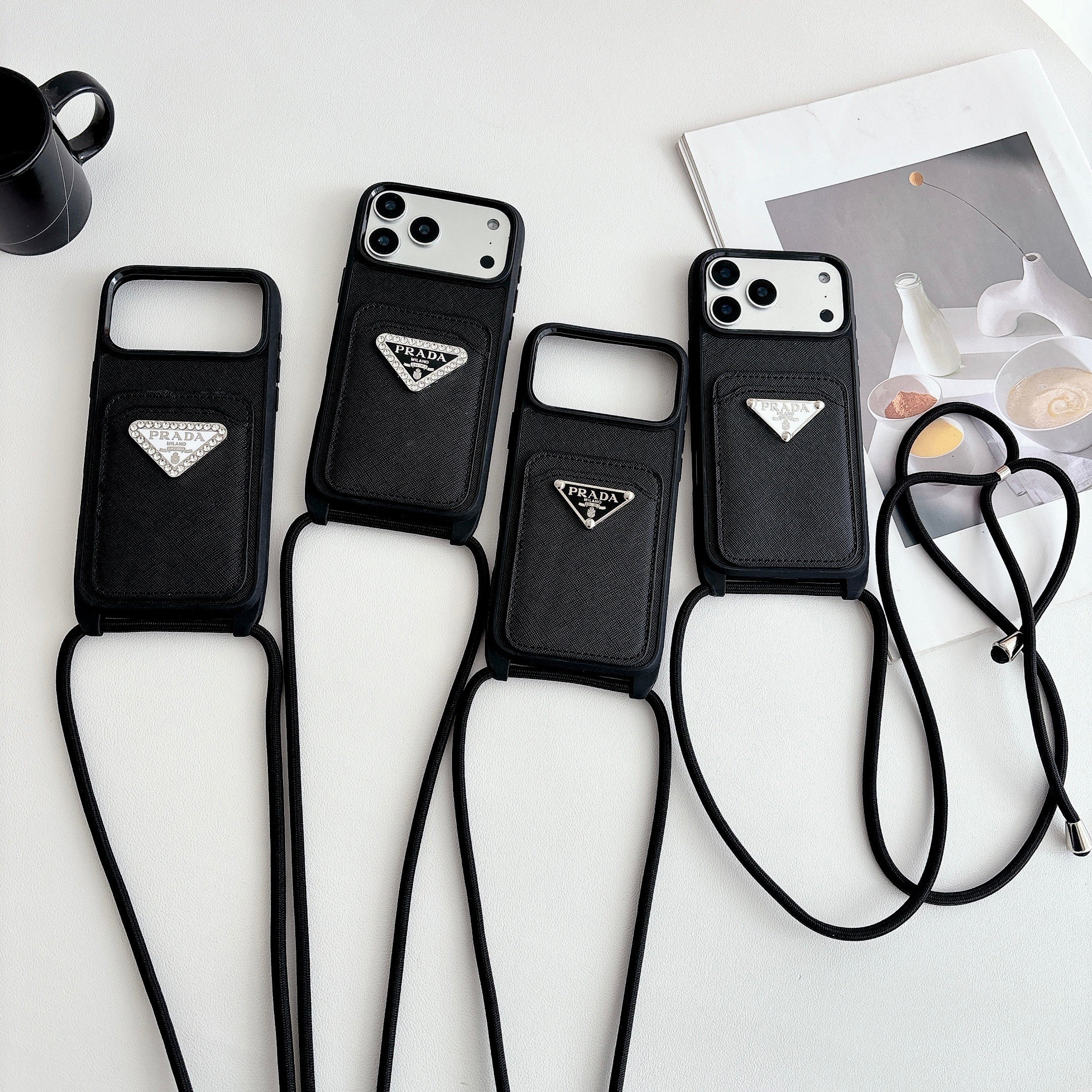 Prada Crossbody Phone Case Iphone 12-17 / Pro / Pro Max / Plus / Air