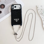 Prada Phone Case On Chain Iphone 12-17 / Pro / Pro Max / Plus / Air