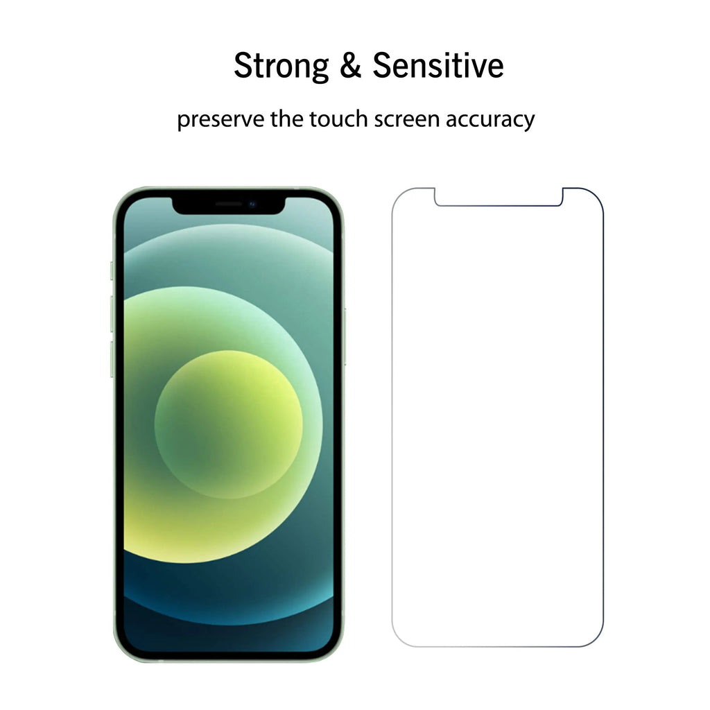 Tempered Glass Screen Protector For Iphone 11 12 13 14 15 16 Pro Max Plus Series (3Pcs)