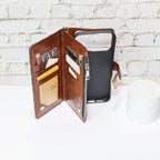 Zippered Lv Wallet Phone Case For Iphone 17 Series