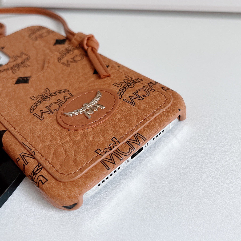 Mcm Iphone Case Crossbody Style For Iphone 11 12 13 Pro Max