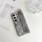 Dior Phone Case Samsung Galaxy Hand Strap S22 23 24 25 26 Ultra Plus