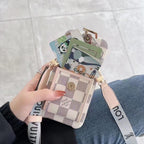 Iphone Case Louis Vuitton Style Crossbody For 11 12 13 14 15 16 Pro Max Plus Series