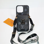 Iphone Lv Case Wallet For 12-16 / Pro / Pro Max / Plus / – Crossbody