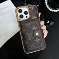 Louis V Phone Case Card Holder Iphone 12 13 14 15 16 Pro Max