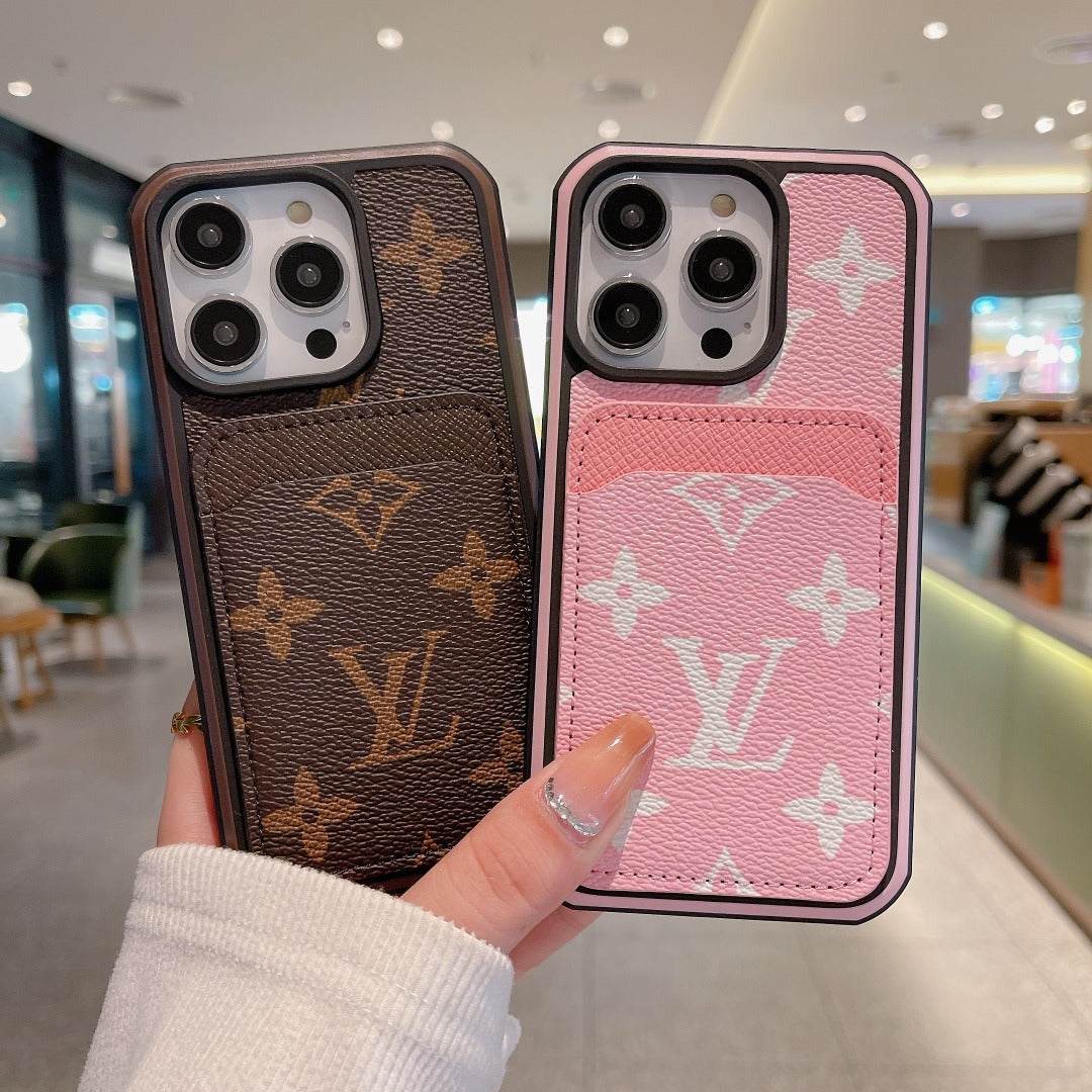 Luxury Phone Case Card Holder Iphone 16 Pro Max Series