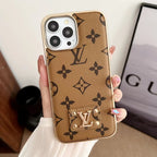 Fashion Iphone Case 16 15 14 13 12 11 Pro Max Plus Leather Design Electroplated